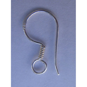 Hammered <b>Earring</b> Loup-B Durable and Stylish Packed in a Bag - Product Image 1