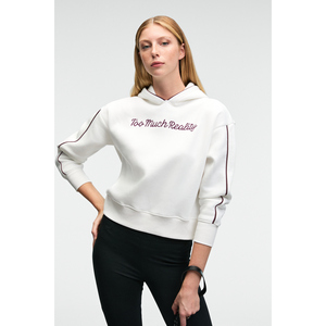 Felpa con Cappuccio Rilassata da Donna GRIMELANGE VIRETHIA con Stampa e Dettagli Ricamati - Product Image 4