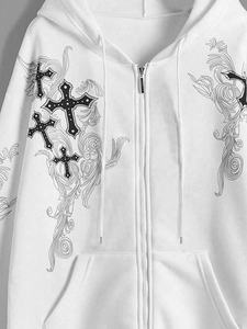 Sudadera con capucha bordada personalizada con logotipo personalizado, tela duradera perfecta para ropa de calle de marca comercial y trajes de gimnasio - Product Image 3