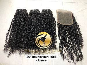 Venta al por mayor 20 ''Indian Virgin Cutticle Aligned Hair Bundles 100% Extensiones rizadas hinchables de calidad superior de un solo donante Raw - Product Image 5