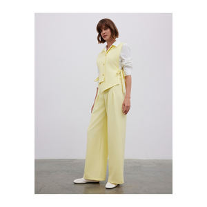 Chaleco de corte asimétrico con lazos laterales para primavera/verano - Product Image 1