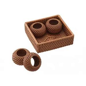 Top Selling Woven Rattan Napkin Rings for Dining Table Decor and Events Wholesale from Vietnam - Product Image 2