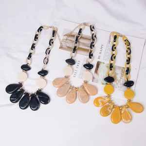 Bohemian Ethnic Vintage Pendant Resin <b>Necklace</b> Long <b>Necklace</b> Wholesale <b>Necklace</b> for Women - Product Image 5