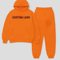 Survêtements Homme Personnalisés Haut de Gamme en Coton Lourd 100% – Ensembles Jogging à Capuche Personnalisables OEM avec Motif Poitrine – Vente en Gros