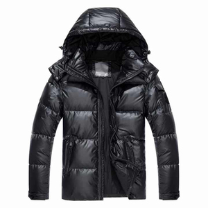 Mens outdoor <b>padded</b> puffer <b>jacket</b> thick warm hooded down coat <b>waterproof</b> windproof insulated winter fashion clothing - Product Image 5
