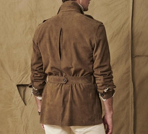 Chaqueta de Motocicleta Unisex de Lona Suave, Calidad Premium, Impermeable, Resistente al Viento, Ecológica, Estilo Vintage de Invierno con Detalle de Borlas - Product Image 4