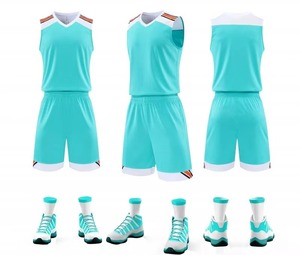 Nouveaux uniformes de basket-ball durables pour les jeunes, ensembles réversibles, respirants et au design simple - Product Image 5