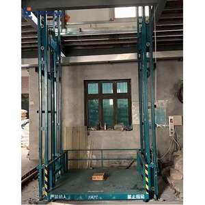 Гидравлический подъемник из стали на заказ с направляющими, двигатель 5.5-7.5 кВт, беспроводное управление для управления складскими помещениями розничных магазинов - Product Image 5