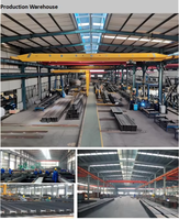 Almacén de Acero Prefabricado Multiusos, Bodega Logística Resistente al Viento con Estructura de Viga H y Grúa, Taller Personalizado y Estructura para Gasolinera