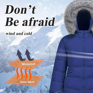 Dernière mode de veste en duvet à manches longues pour femmes hiver grande taille doublure en laine respirante garder au chaud style bulle - Product Image 4