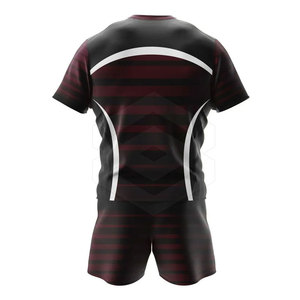 Pakistán hizo cómodo uniforme de rugby para jóvenes mangas completas con conjunto de diseño transpirable - Product Image 3