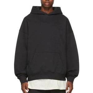 Sudadera con capucha de algodón de tendencia, sudadera extragrande personalizada para hombre - Product Image 3