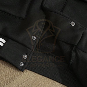 แจ๊กเก็ตลำลองทรงหลวมใส่สบายสำหรับผู้ชาย, เสื้อแจ็กเก็ตผ้าแคนวาสสำหรับนักเบสบอลวิทยาลัยใส่ได้หลากหลายสไตล์สตรีท - Product Image 4