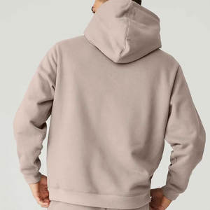 เสื้อฮู้ดผ้าฝ้าย100% แบบสวมหัวสีทึบหนา XL โลโก้กำหนดเองโลโก้ได้ - Product Image 2