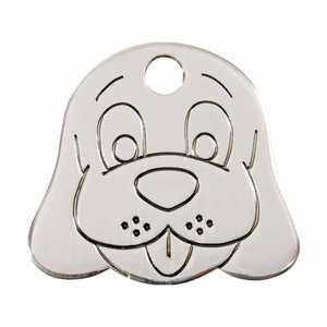 Étiquette de collier à suspendre avec logo en métal personnalisée et de qualité durable Étiquette de collier à suspendre en métal de marque gravée et écologique avec anneaux - Product Image 6