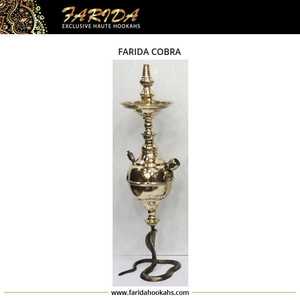 Funky Gold Brass Snake Hookah con una sola manguera de alta calidad al por mayor laca Chicha Shisha - Product Image 5