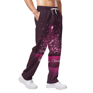 Pantalon de survêtement de Noël en polyester pour hommes Pantalon de survêtement de Noël à la mode Joggers décontractés d'hiver - Product Image 3