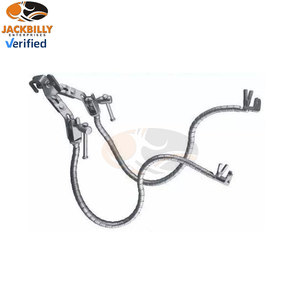 Juego de retractor de cerebro de autorretención Leyla con dos brazos flexibles y soportes de cuchillas ajustables para neurocirugía y ortopedia - Product Image 2