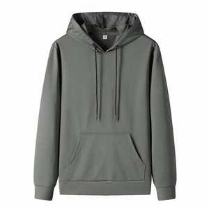 Pull à capuche en coton uni surdimensionné conçu sur mesure pour hommes femmes unisexe hiver sweats à capuche grande taille approvisionnement en vrac professionnel - Product Image 6
