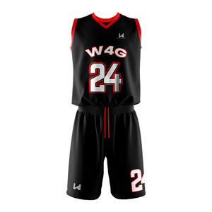 Ensemble de shorts de basket-ball pour hommes adultes personnalisés, respirant, de haute qualité, imprimé par sublimation, uniformes d'entraînement de basket-ball - Product Image 4