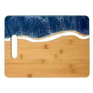 Tabla de Cortar para Cortar Charcutería, Flores Secas, Madera de Olivo y Resina Epoxi, para Carne y Verduras, Decoración del Hogar, Hotel - Product Image 4