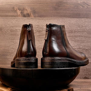 Chaussures de ville en cuir de porc de haute qualité avec revêtement imperméable et semelle intérieure souple pour hommes - Product Image 4