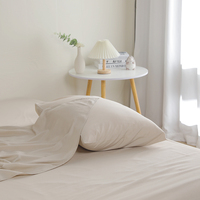 Parure de draps en coton bambou 300 fils de luxe moderne 5 pièces tissée écologique toutes saisons personnalisable haut de gamme en gros
