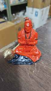 Statue de Hanuman Ji en résine peinte à la main, artisanale, pour la décoration traditionnelle et les cadeaux - Product Image 3
