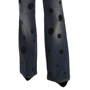 บริการ OEM กางเกงยีนส์เอวสูงทรงหลวมสตรีทแวร์แนววินเทจแฟชั่นซักได้ - Product Image 6