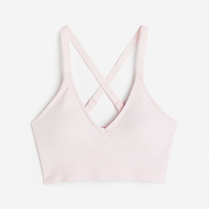 Entrenamiento Yoga Sujetador deportivo Poliéster Algodón Gimnasio Damas Adultos Niñas Logotipo personalizado - Product Image 6