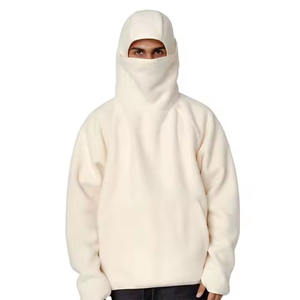 Sweat à capuche zippé pour homme, personnalisable avec logo, effet vintage, imprimé délavé à l'acide, 100% coton de haute qualité, motif uni, broderie, hiver, 300g - Product Image 1