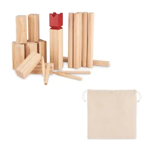 Jeu de lancer de disques volants personnalisés KING Wood - Produit de merchandising - Product Image 1
