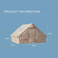 Grande tente de camping familiale avec options de logo et de couleur personnalisés, commande en gros, tente d'extérieur pour acheteurs B2B et importateurs