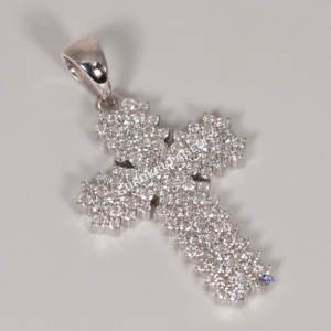 Experimenta la elegancia del colgante elaborado en oro blanco de 14KT con diamantes de laboratorio reconocidos por su distinguida claridad VVS - Product Image 2