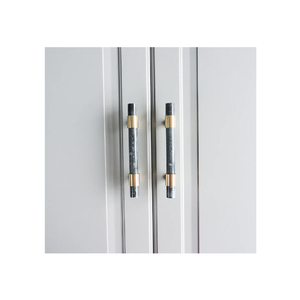 มือจับลิ้นชักตู้หินอ่อนและทองเหลืองเฟอร์นิเจอร์ห้องครัวอุปกรณ์สำหรับดึง - Product Image 2