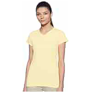 Camisetas de Manga Corta para Mujer, con Estampado Animal, Cuello en V, Corte Ajustado, Antiarrugas, Tela Dobby de Seda/Algodón - Product Image 3