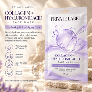 Trattamento Viso al Collagene e Acido Ialuronico con Etichetta Privata 15ml |   Idratante Anti-Età |   OEM Spagna - Product Image 2
