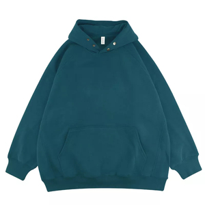 Sweat-shirt à capuche surdimensionné en coton 100% de 550 g/m², vente en gros, impression numérique personnalisée pour l'hiver - Product Image 4