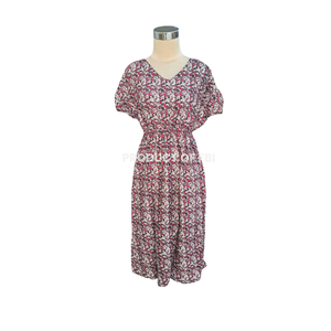 Fabricantes de Indonesia, venta al por mayor, modestos vestidos de noche de verano, ropa de dormir para mujer, cintura elástica, moda nocturna a la moda - Product Image 1