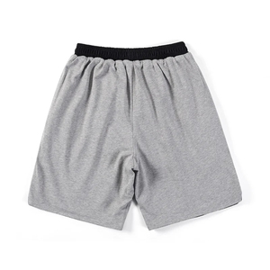 Shorts de basket OEM pour hommes et garçons, avec nom et numéro brodés, en tricot côtelé, avec poches. - Product Image 2