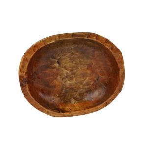 Bol à mélanger en bois d'acacia de luxe grand bol à fruits personnalisé de haute qualité forme ornée abstraite pour la maison moderne ustensiles de cuisine Carton - Product Image 2