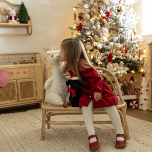 Silla Infantil de Ratán Natural, Muebles de Estilo Bohemio Hechos a Mano para Niños - Product Image 2