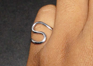 Anillo de Plata de Ley 925 Hecho a Mano con Diseño de Ola, Joyería para Uso Diario, Regalo para Ella, Precio al por Mayor - Product Image 6