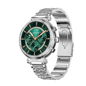 Montre connectée Sewer avec écran tactile IPS de 1,27 pouce, suivi de la fréquence cardiaque, étanche IP67, bracelet en alliage, tracker d'activité unisexe - Product Image 4
