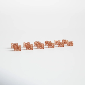 Anillos de rollo de tejido personalizado, cableado de cobre, servilletas creativas de Metal, servilletas, servilletas elegantes a bajo precio, buena calidad - Product Image 2