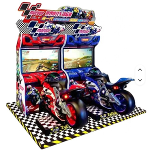 Machine de course automobile GP à monnayeur avec retour de mouvement et lumières clignotantes, 2 joueurs, pour usage commercial en salle de jeux (FEC) - Product Image 4