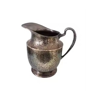 Vente en gros de gobelets à eau plaqués cuivre martelé et cruches décoratives pichets en métal pur pour hôtel restaurant maison d'Inde - Product Image 5