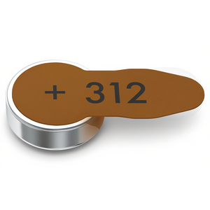 Dispositivo de Cuidado Personal, Audífono 312 Marrón, 8 Baterías de Zinc-Aire 24607 101 418 - Product Image 3