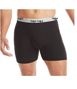 Bóxer sin etiqueta para hombre, calzoncillos con cintura flexible cómoda, 100% algodón, importado, máquina de cierre - Product Image 3