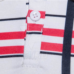 Nueva moda de lujo de algodón con cuello redondo para hombre, camisetas Polo, bordado de Fitness, patrón sólido, tela de Jersey - Product Image 3